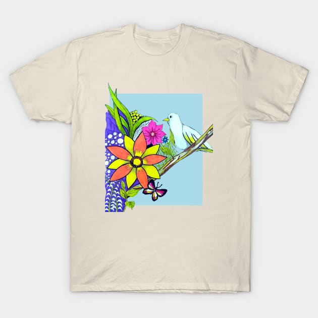 White dove T-Shirt by Frezmade